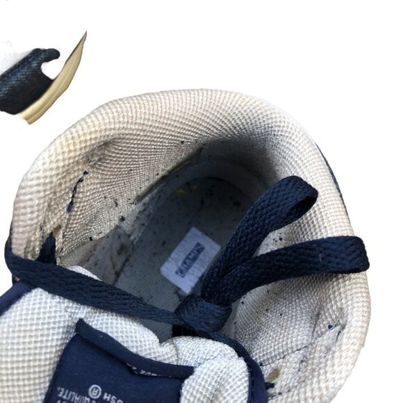 2010 Nike Dunk Big High 'Metallic Silver Navy' Size 8 - Picture 10 of 12